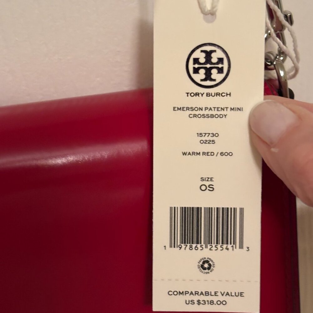 Tory Burch Emerson Patent Mini Crossbody - Picture 6 of 12